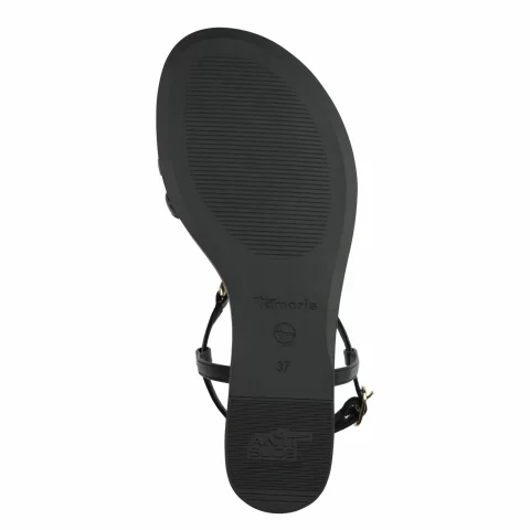 Дамски Равни Сандали TAMARIS – 1-28141-44-001 BLACK — снимка 6