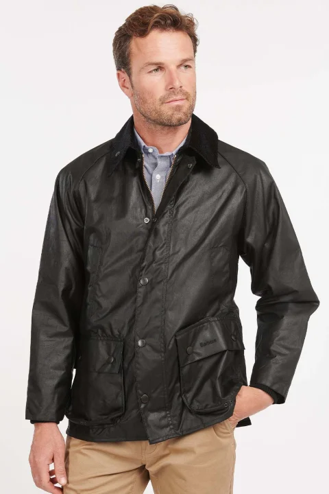 Яке Bedale Wax MWX0018 bk91 black/turf — снимка 2