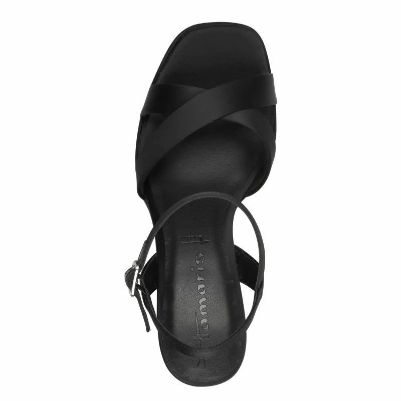 Дамски Сандали На Ток TAMARIS – 1-28050-42-001 BLACK_1 — снимка 5