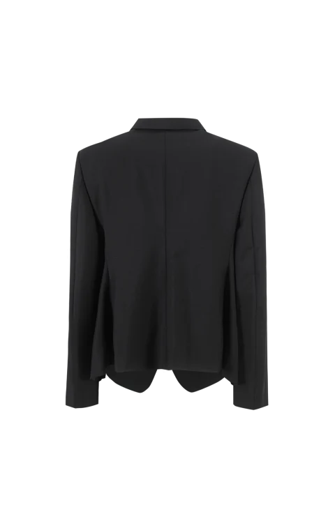 Single-Breasted Felted Blazer — снимка 2