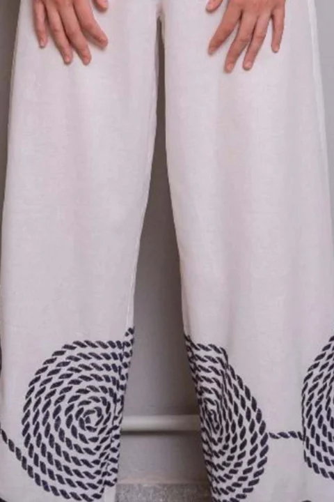 Панталон Navaro Pants CAPF4WA23ΕΜΒ white — снимка 2