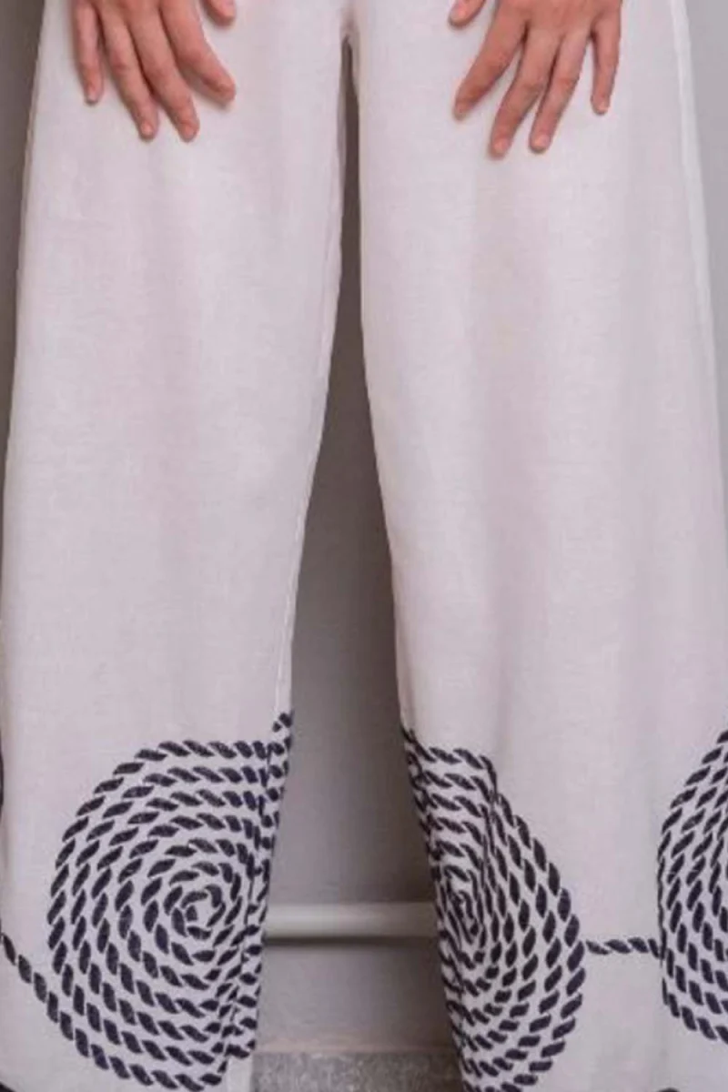 Панталон Navaro Pants CAPF4WA23ΕΜΒ white — снимка 2