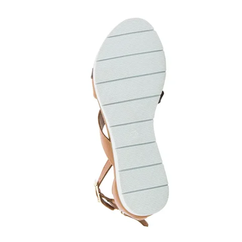 Дамски Равни Сандали 2GO – 030-82-0432 COCONUT-BROWN — снимка 4