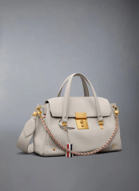 Кожена чанта 'Bolton' Thom Browne — снимка 11