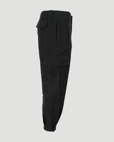 Military Cargo Trousers in Black — снимка 3