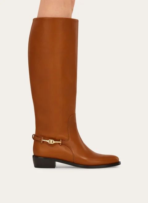 Ботуши `F buckle` Ferragamo — снимка 6