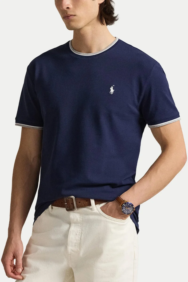 T-Shirt Stretch Mesh-Ssl 710963492001 410 navy — снимка 2