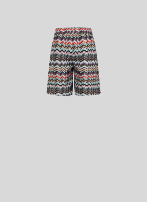 Бански с принт 'Zig-Zag' Missoni Kids — снимка 2