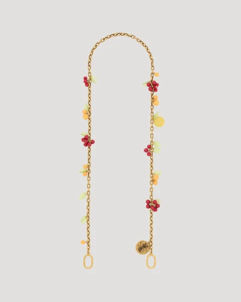 Cherry Charms Bag Chain in Resin