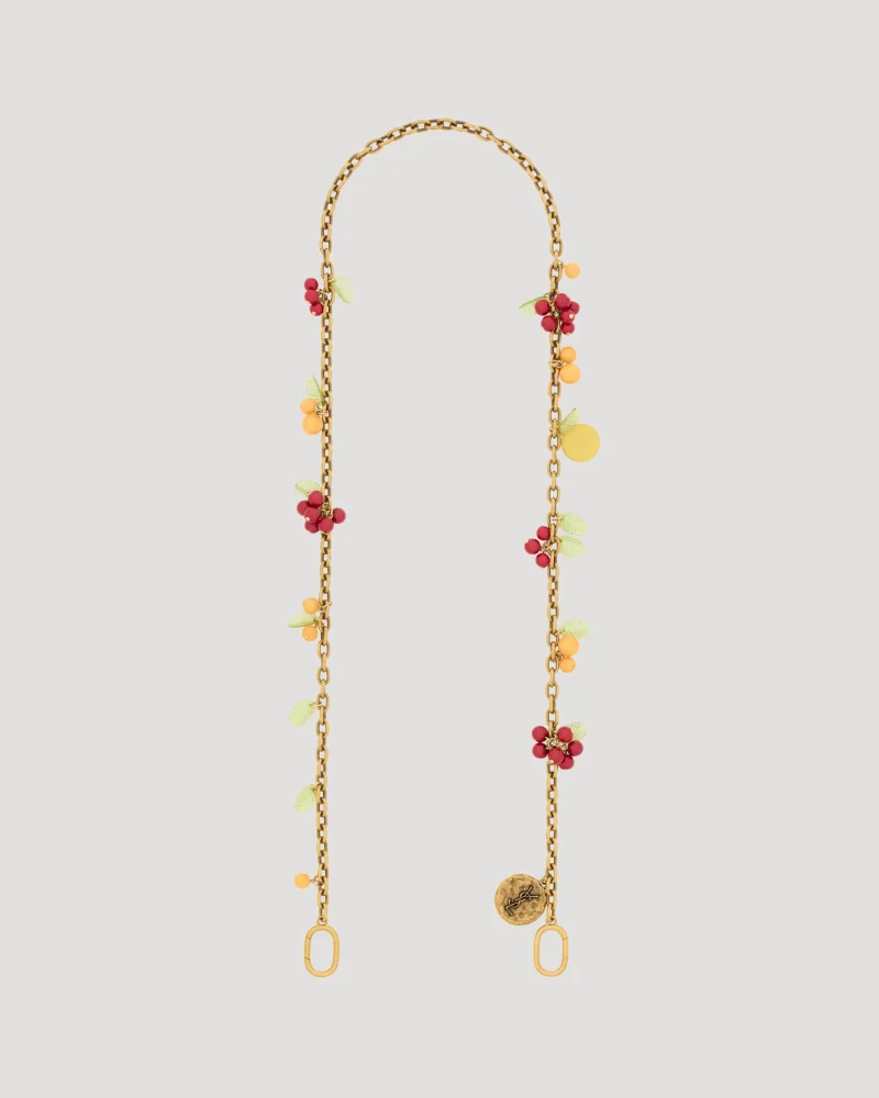 Cherry Charms Bag Chain in Resin