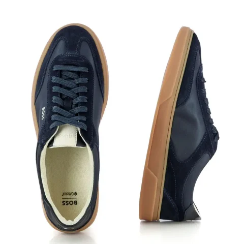 Мъжки Сникърс BOSS – 50567947 KIERAN TENN SDNYN DARK BLUE — снимка 5