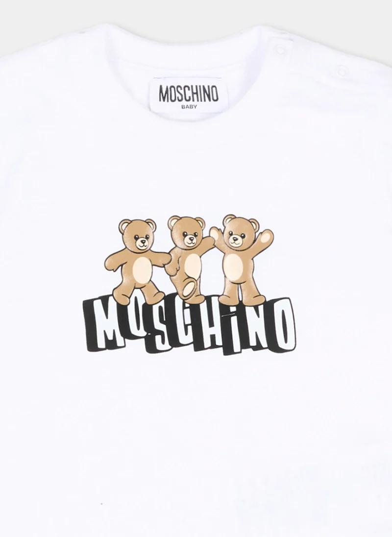 Сет `Teddy` тениска и къси панталони Moschino Kids — снимка 2