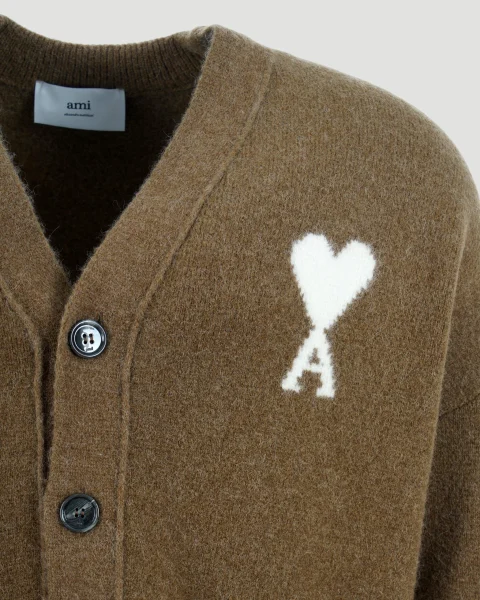 Alpaca Ami de Coeur Cardigan in Hazelnut — снимка 2
