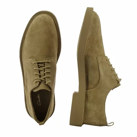 Мъжки Ежедневни CLARKS – 26180846 MARTOCK LACE DARK SAND — снимка 4