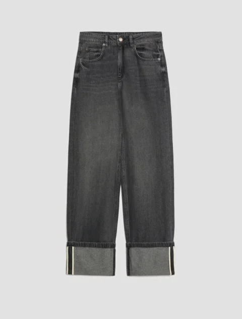 Деним с контрастен детайл 'Straight fit' Pennyblack Pbbstraight — снимка 5