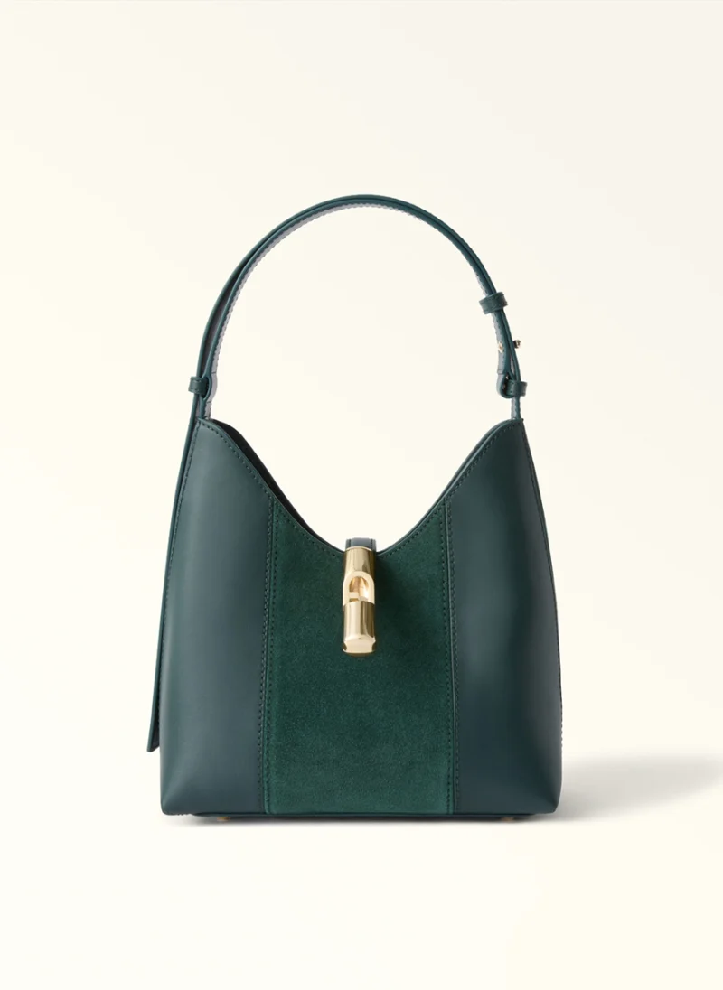 Мини чанта Furla Goccia Toni Dark Forest