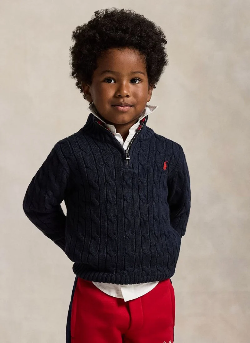 Пуловер 'Cable-Knit' Ralph Lauren Kids 2-7