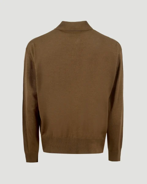 Ami de Coeur Polo in Brown — снимка 3