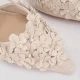 Дамски бежови обувки с цветя TOSCA BLU — снимка 4