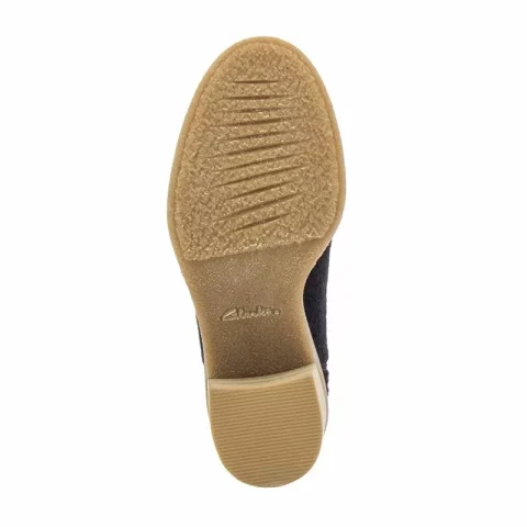Дамски Боти На Ток CLARKS – 26178668 CASSIANO TOP BLACK — снимка 4