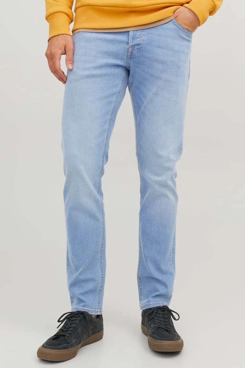 Jeans Jjiglenn Jjoriginal Sq 330 12243593 BS000121 blue denim — снимка 2
