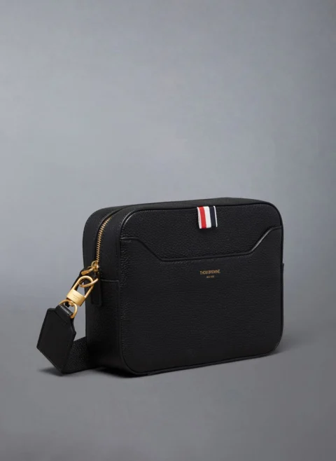 Малка кожена чанта 'Camera' Thom Browne — снимка 2