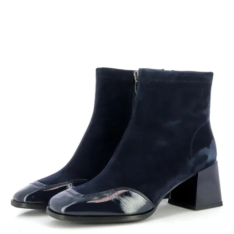 Дамски Боти На Ток CARLO FABIANI – 26362011 BLUE SUEDE — снимка 3