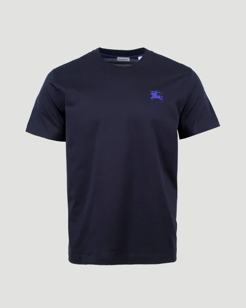 Cotton T-Shirt in Navy