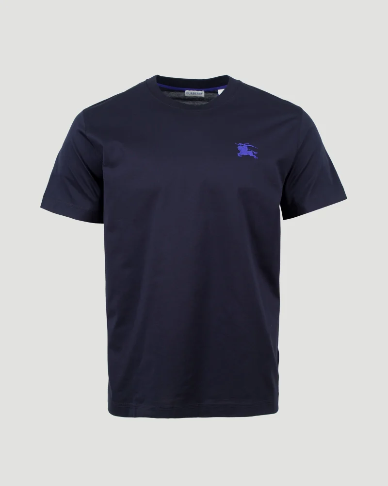 Cotton T-Shirt in Navy