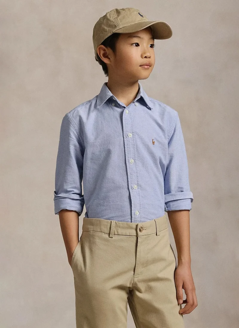 Риза с бродерия Ralph Lauren Kids 7-14 — снимка 2