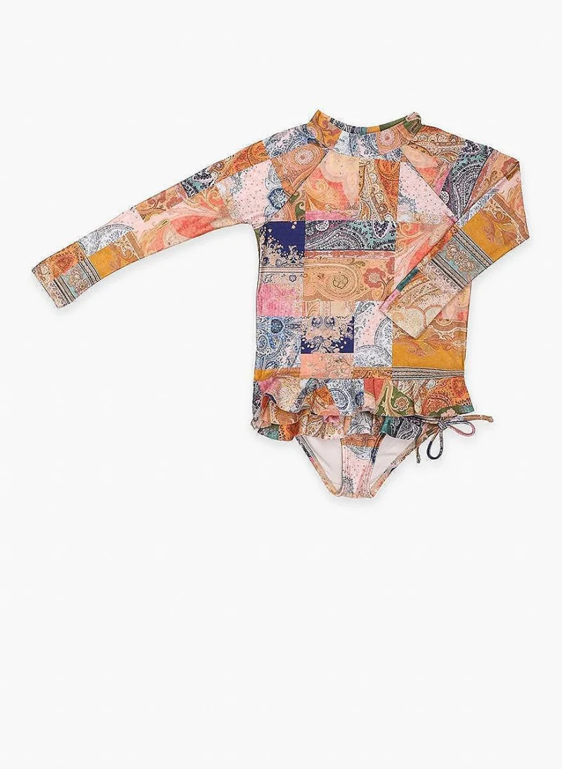Горна част бански с `Paisley` принт Zimmermann Kids