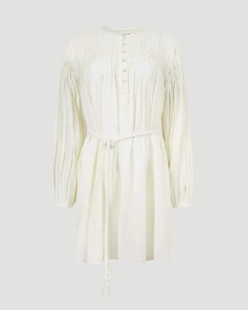 Adeliani Dress in Ecru