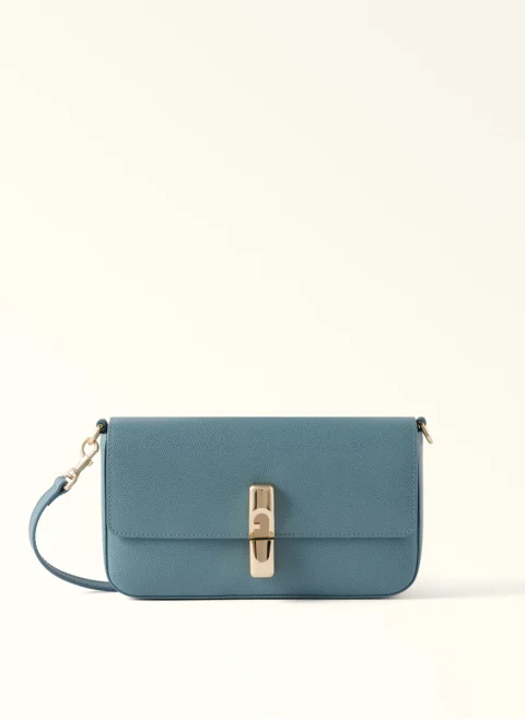 Мини чанта Furla Iride Cloud Blue
