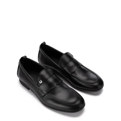 Мъжки черни мокасини UNGARO — снимка 6