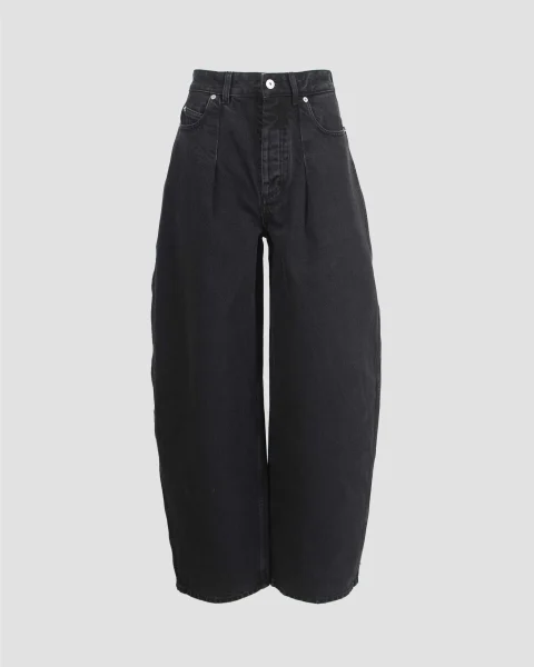 The Ovalo De-Nîmes Denim Pants in Black