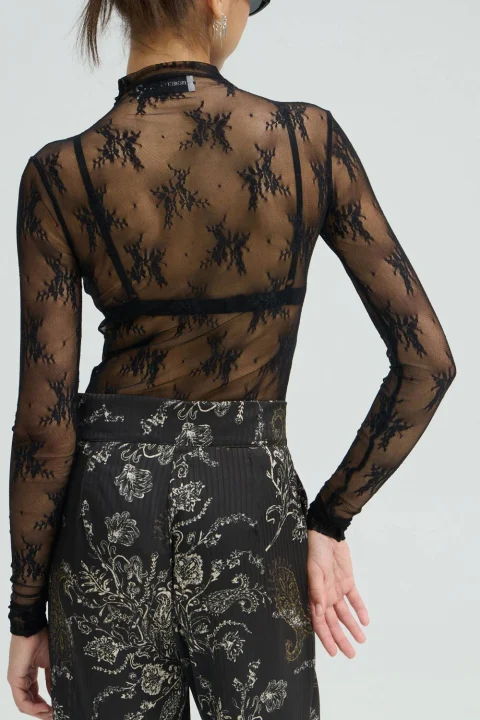 Bodysuit Bresse 1655.12 black — снимка 2