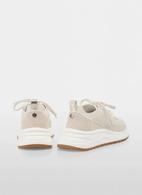 Кецове от плетиво с детайли от велур Marc Cain Sports — снимка 3