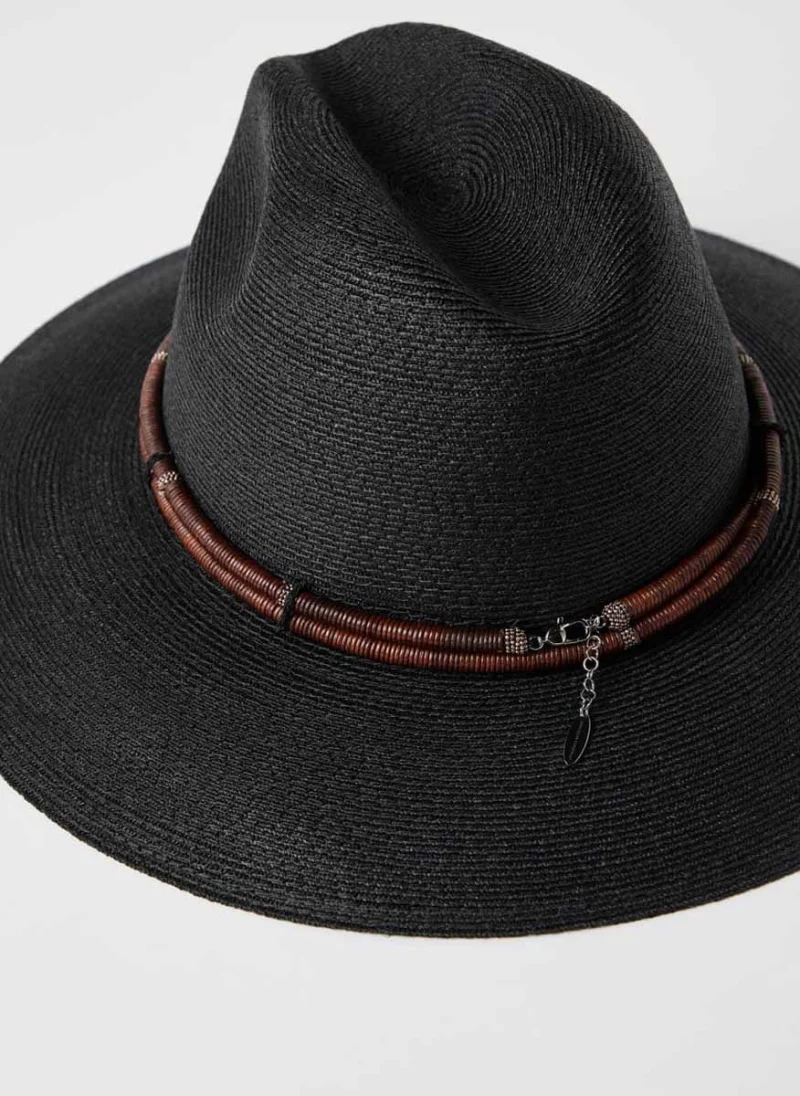 Шапка с кожени детайли Brunello Cucinelli — снимка 2