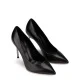 Дамски черни обувки с ток "Blade" Casadei — снимка 4