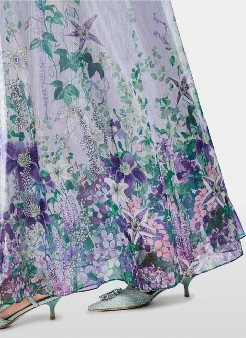 Рокля с флорален принт 'Romantic elegance' Marc Cain Glam — снимка 7