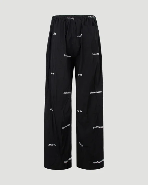Pajama Pants in Black and White — снимка 2