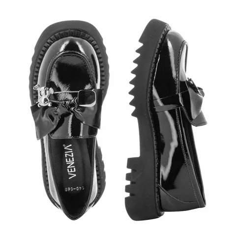 Дамски Лоуфър VENEZIA – 040.540 BLACK R060 — снимка 5