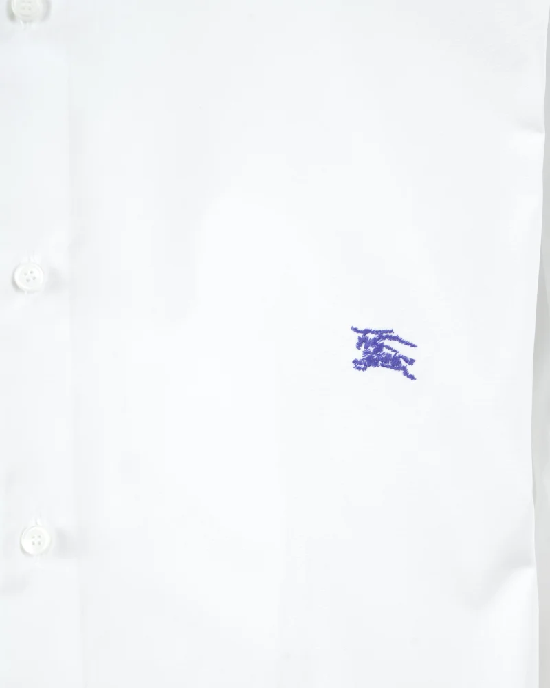 Cotton Formal Shirt in White — снимка 3