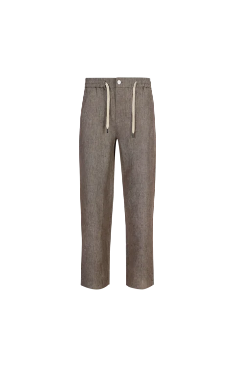 Linen Pants in Beige