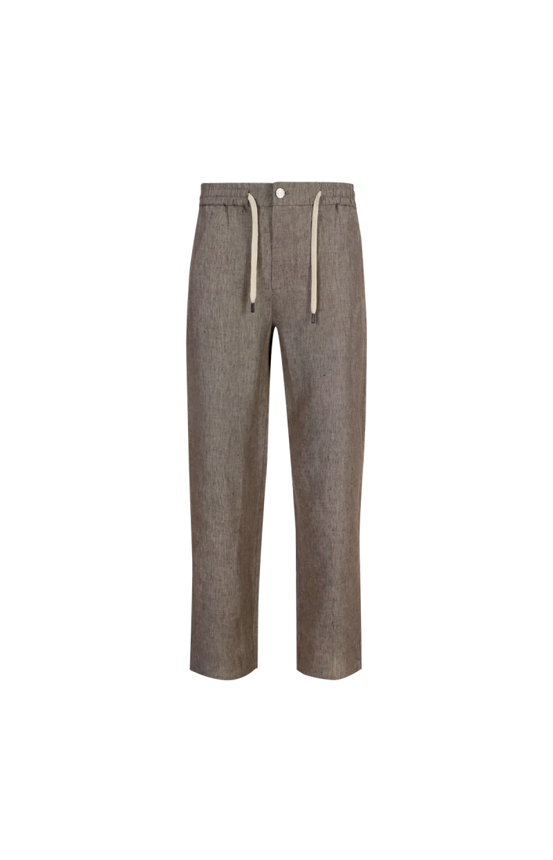 Linen Pants in Beige