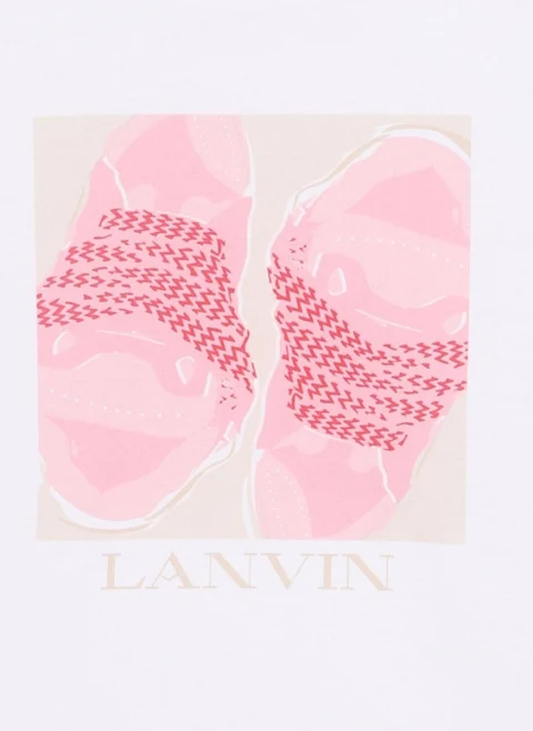 Тишърт с принт Lanvin Kids — снимка 2