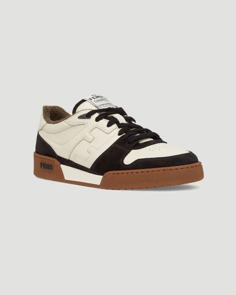 Fendi Match Sneakers in Black Suede — снимка 2