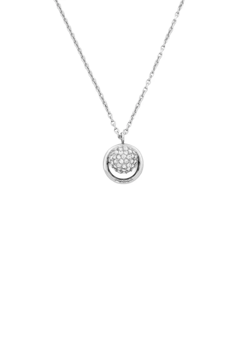 Колие с декоративни кристали Furla Miasfera Argento — снимка 3
