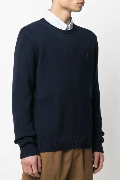 Плетено Lscnpp7Gg-Long Sleeve 710810846001 400 blue — снимка 2