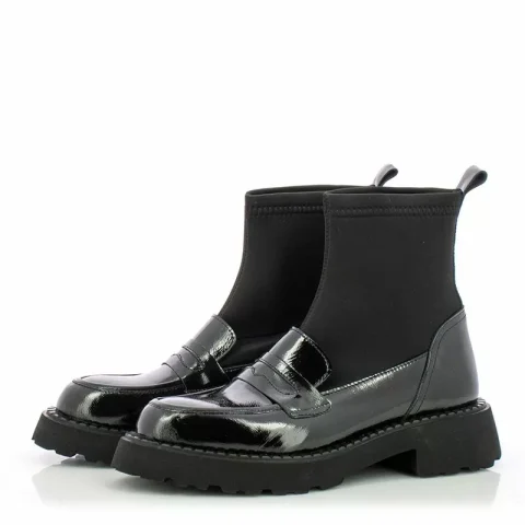 Дамски Равни Боти CARLO FABIANI – 257402418 BLACK — снимка 3